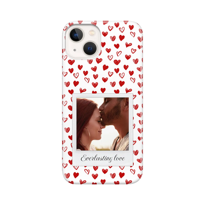 Polaroid Hearts - Coque iPhone personnalisée