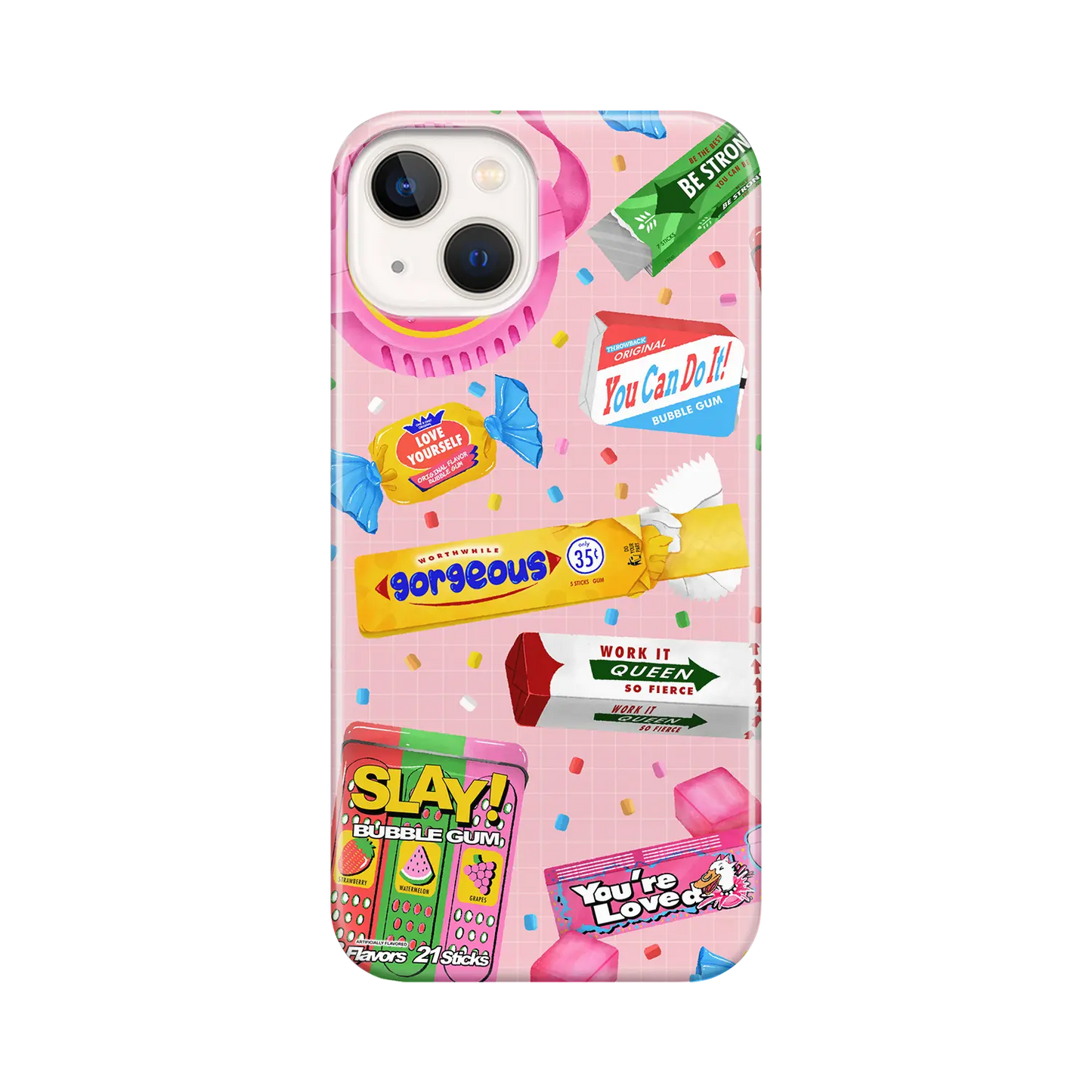 Slay Bubble Gum - Coque iPhone Personnalisée