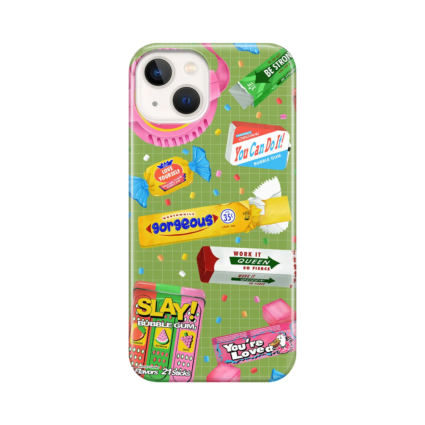 Slay Bubble Gum - Coque iPhone Personnalisée