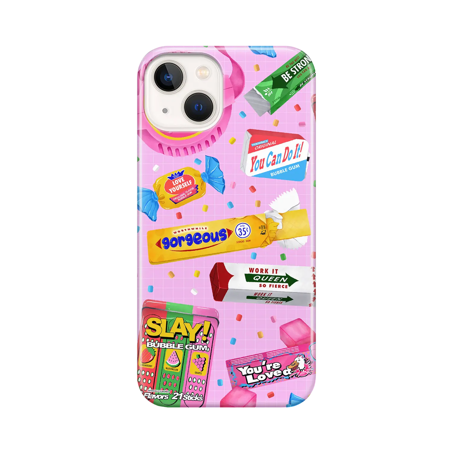 Slay Bubble Gum - Coque iPhone Personnalisée