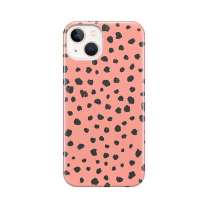 Grunge Dots - Coque iPhone Personnalisée