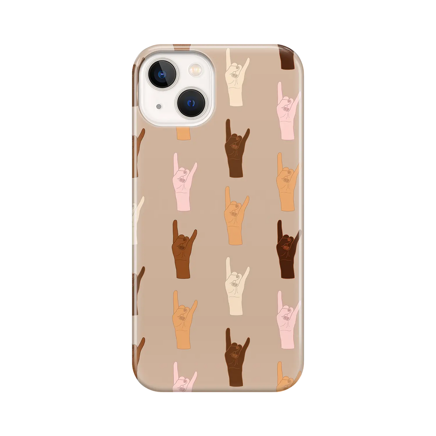 Mains du monde - Coque iPhone Personnalisée