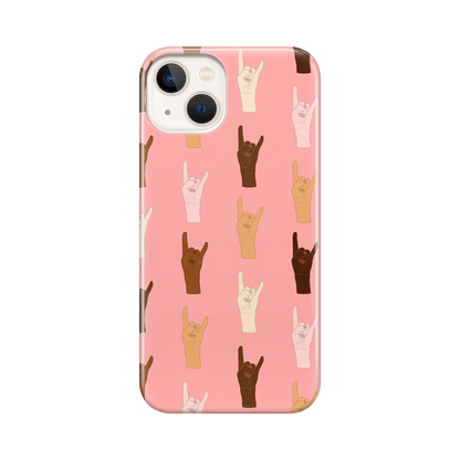 Mains du monde - Coque iPhone Personnalisée