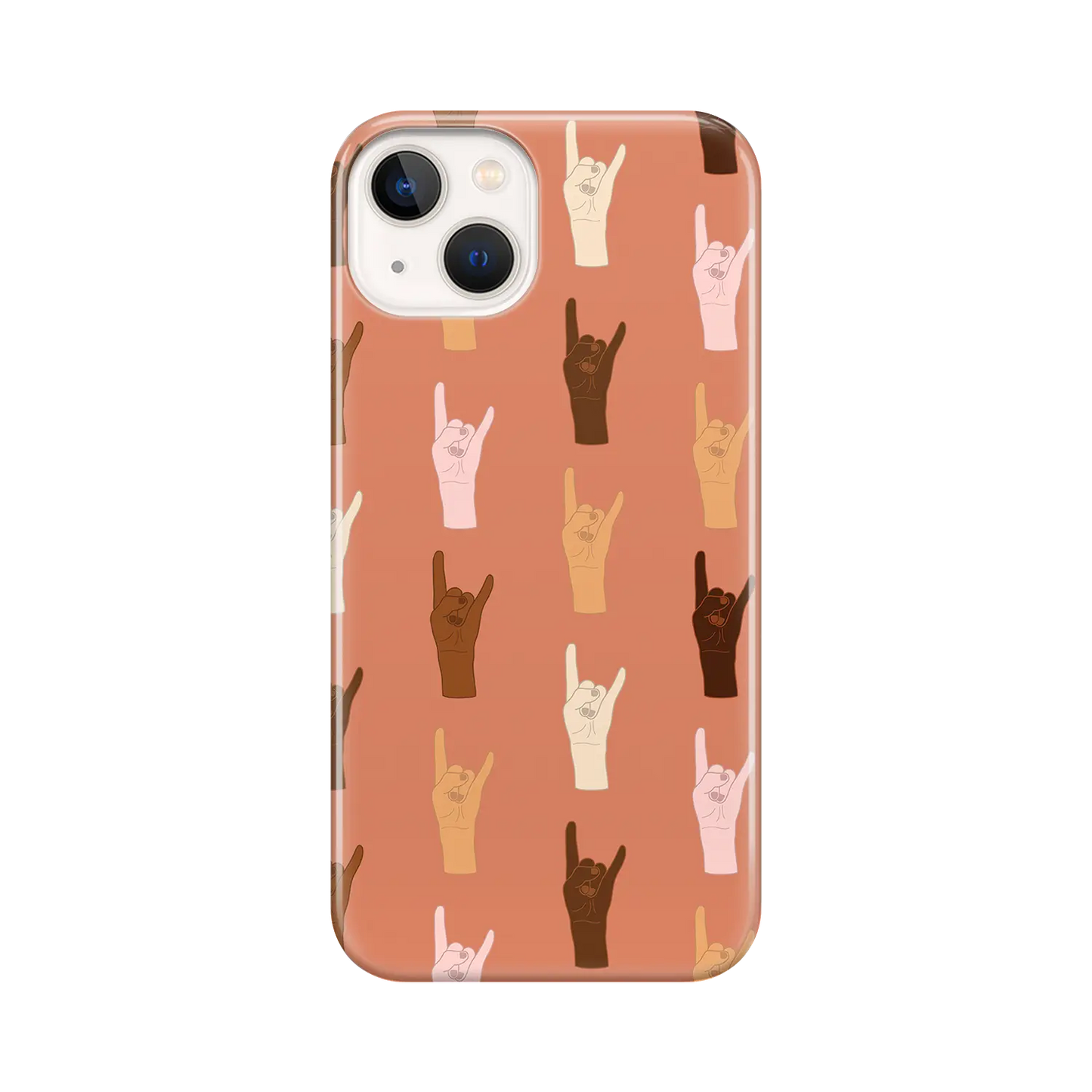 Mains du monde - Coque iPhone Personnalisée