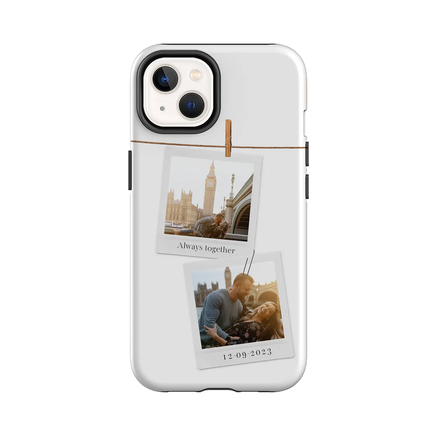 Polaroid Duo - Coque iPhone personnalisée