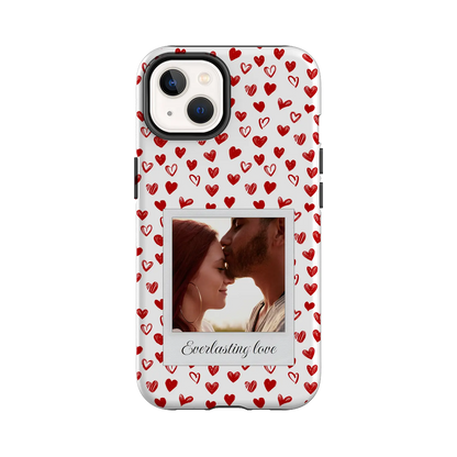 Polaroid Hearts - Coque iPhone personnalisée