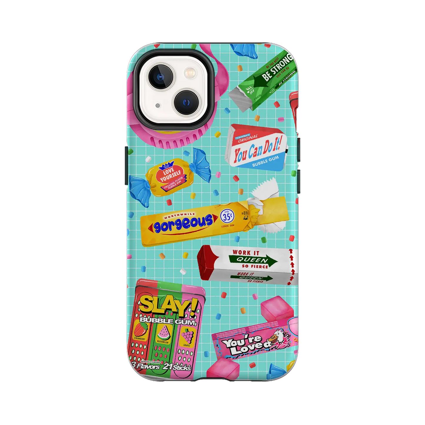 Slay Bubble Gum - Coque iPhone Personnalisée