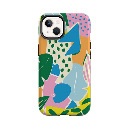 Jungle contemporaine - Coque iPhone Personnalisée