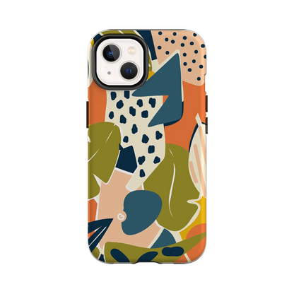 Jungle contemporaine - Coque iPhone Personnalisée