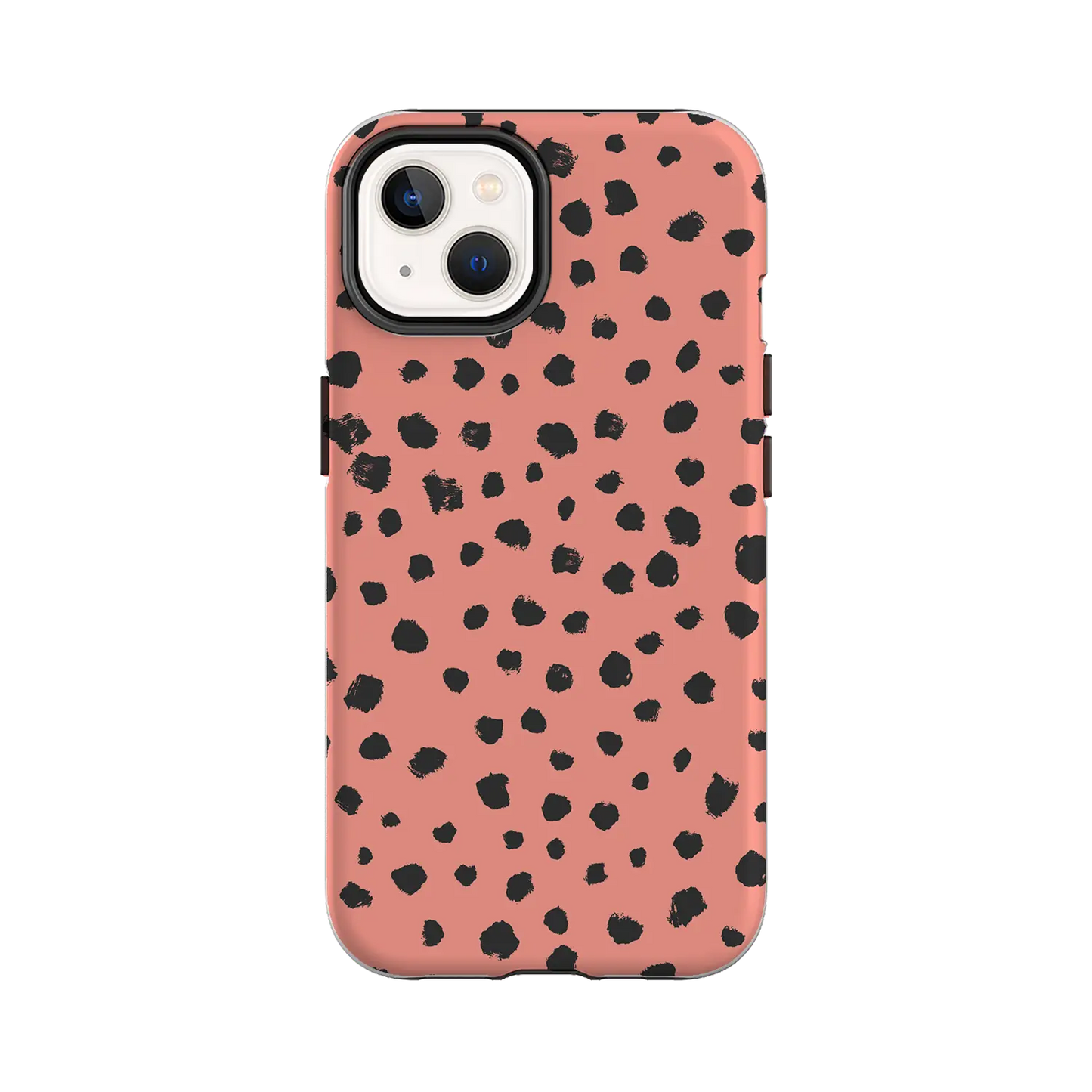 Grunge Dots - Coque iPhone Personnalisée