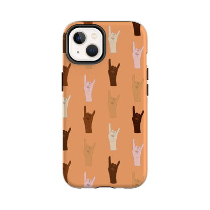 Mains du monde - Coque iPhone Personnalisée