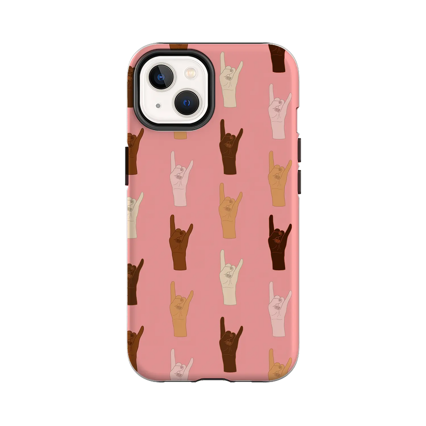 Mains du monde - Coque iPhone Personnalisée