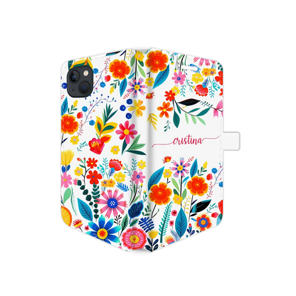 Happy Flowers - Coque personnaliséee pour iPhone