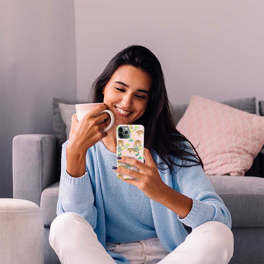téléphone coque avec dessin d'animala et d'animal