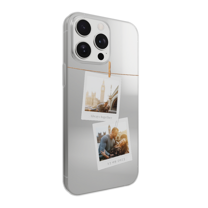 Polaroid Duo - Coque Galaxy A personnalisée