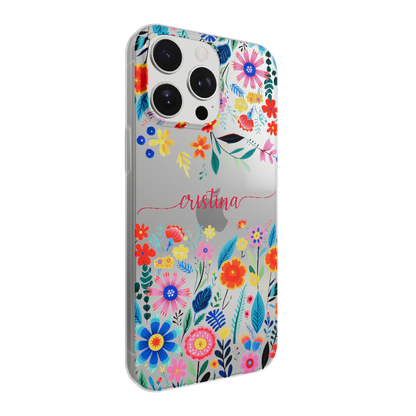 Happy Flowers - Personnalisé Galaxy A coque