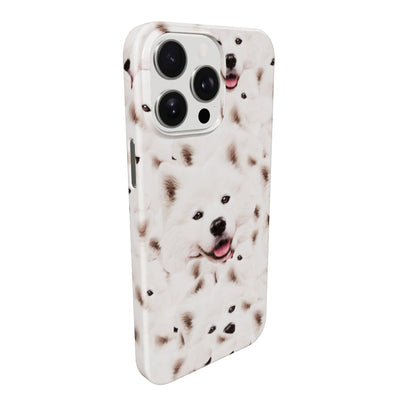 Visage superposé - Coque personnalisée pour iPhone