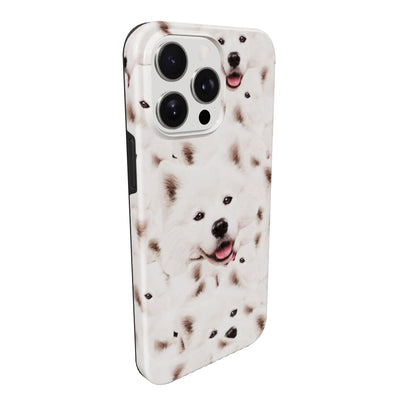 Visage superposé - Coque personnalisée pour iPhone