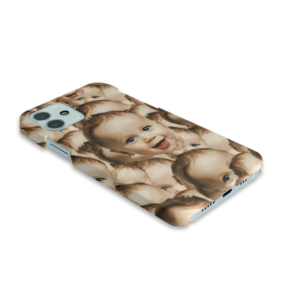 Visage superposé - Coque personnalisée pour iPhone