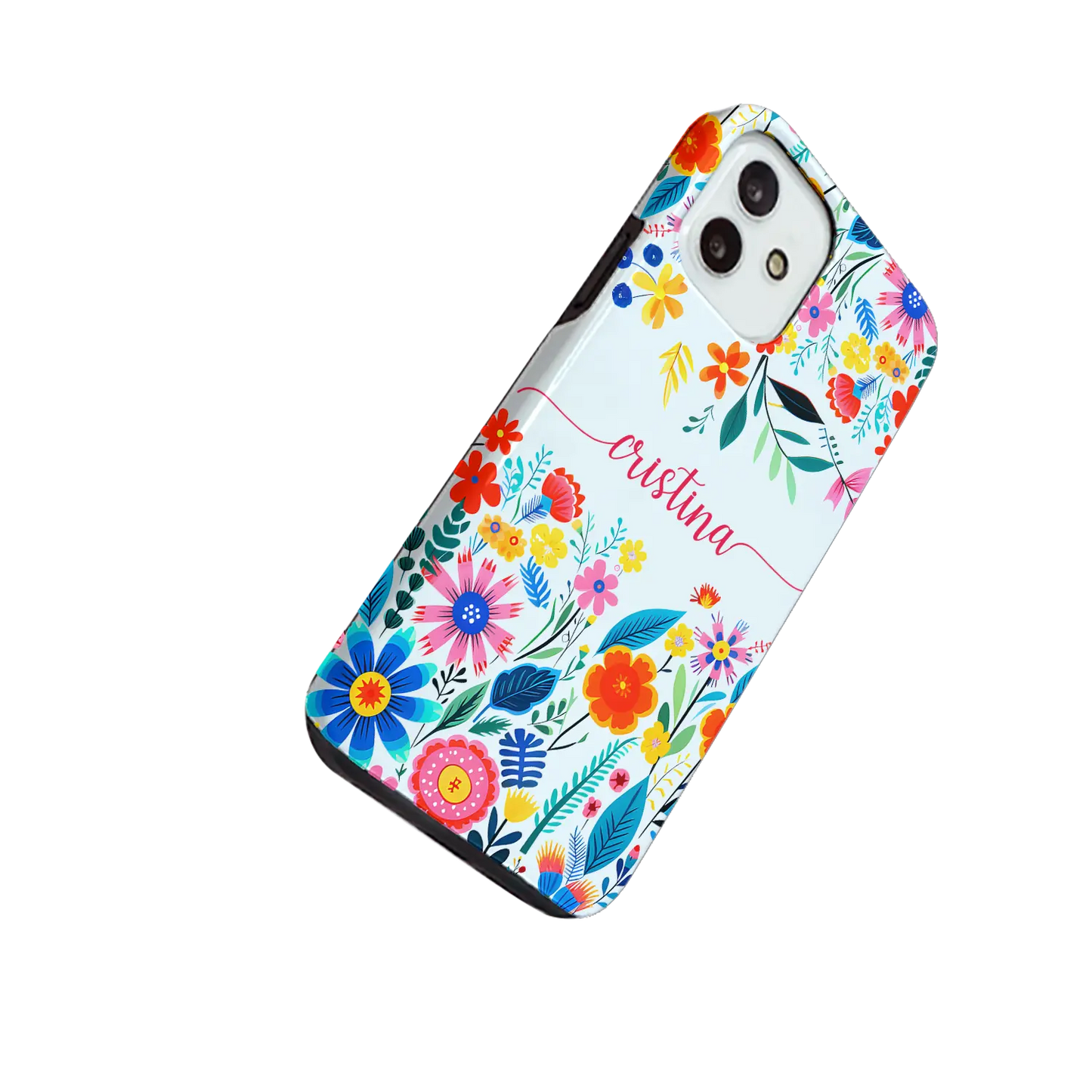 Happy Flowers - Coque Galaxy S personnalisée