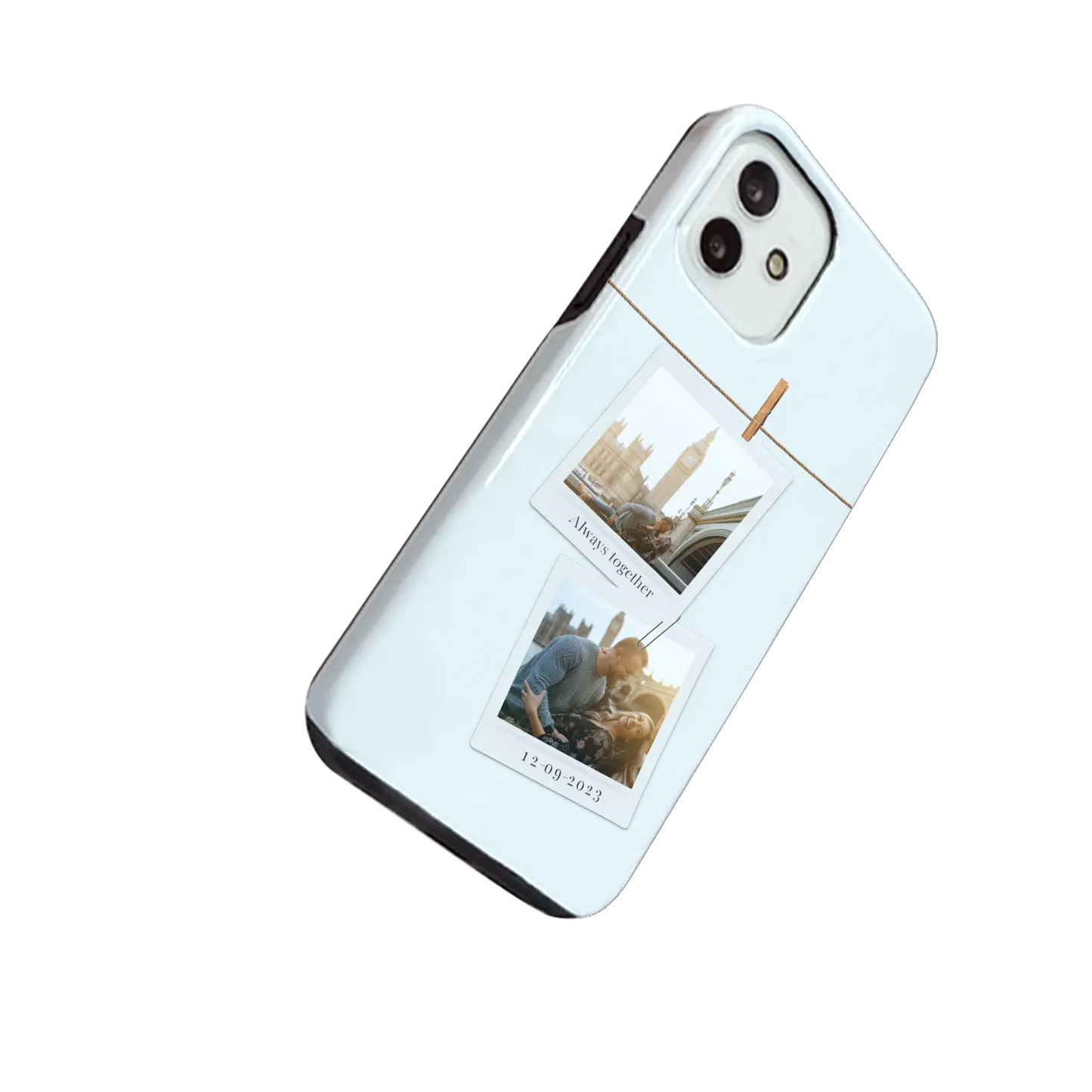 Polaroid Duo - Coque iPhone personnalisée