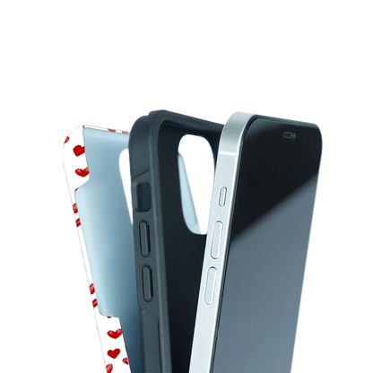 Polaroid Hearts - Coque iPhone personnalisée