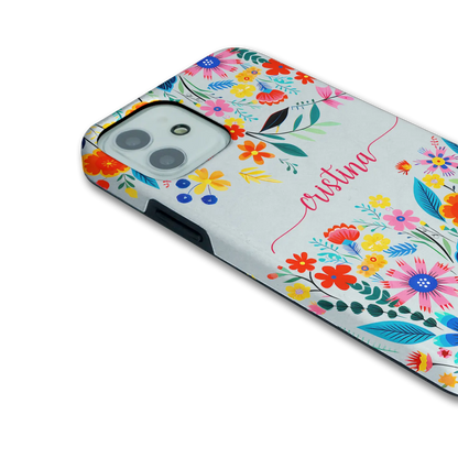 Happy Flowers - Coque Galaxy S personnalisée