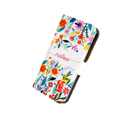 Happy Flowers - Coque Galaxy S personnalisée