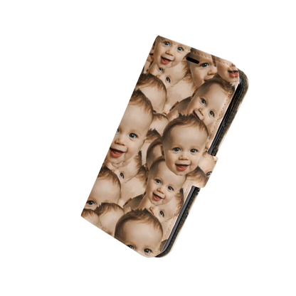 Visage superposé - Coque personnalisée pour iPhone