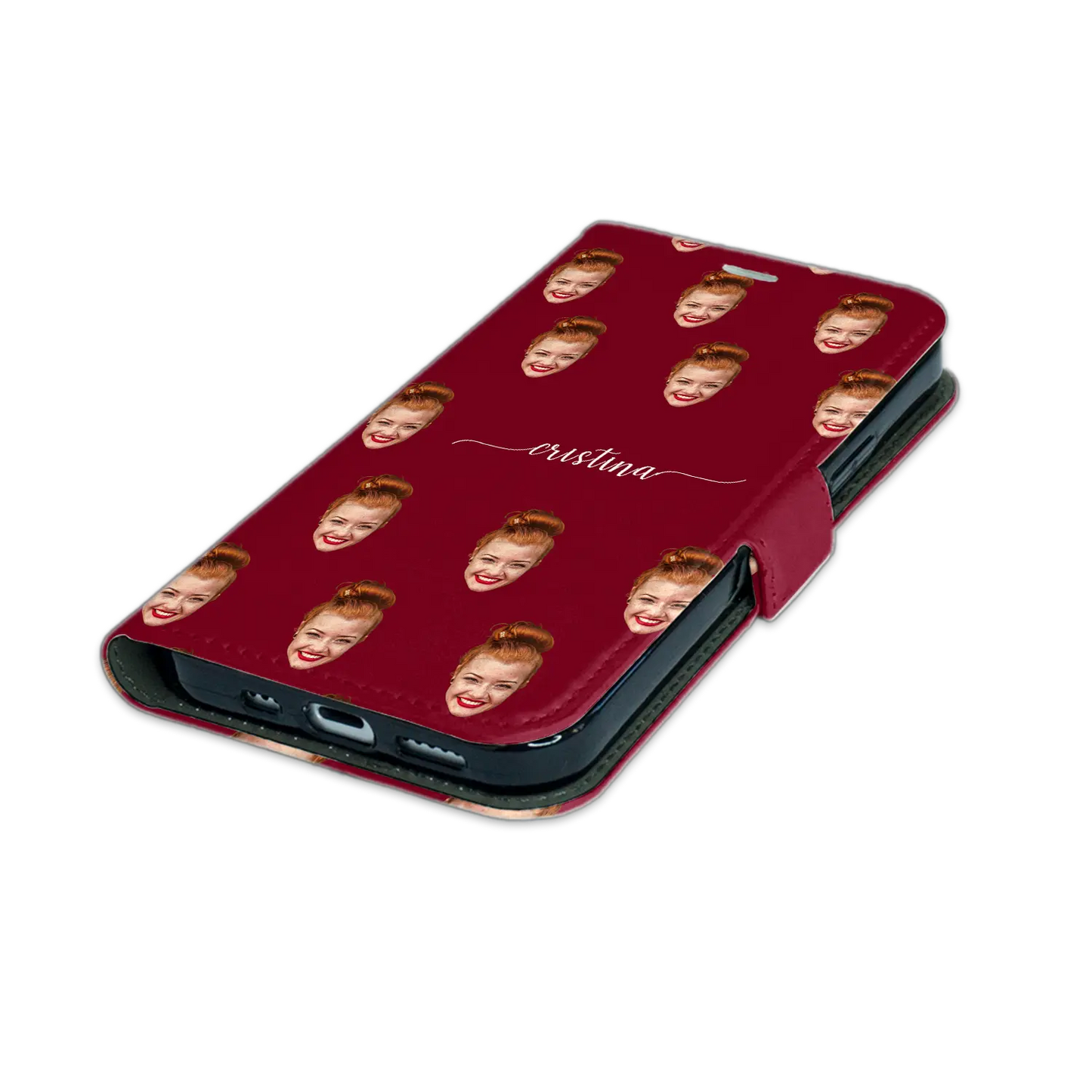 Face & Swirls - Coque personnalisée pour iPhone