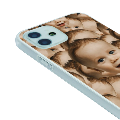 Overlapping Face - Custom iPhone hoesje