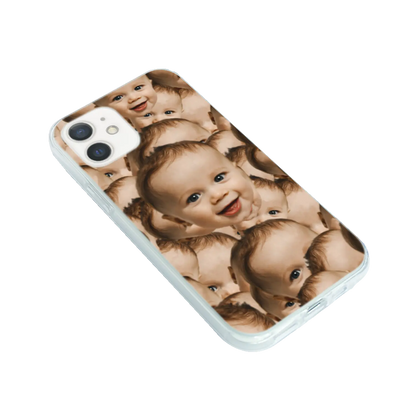 Overlapping Face - Custom iPhone hoesje