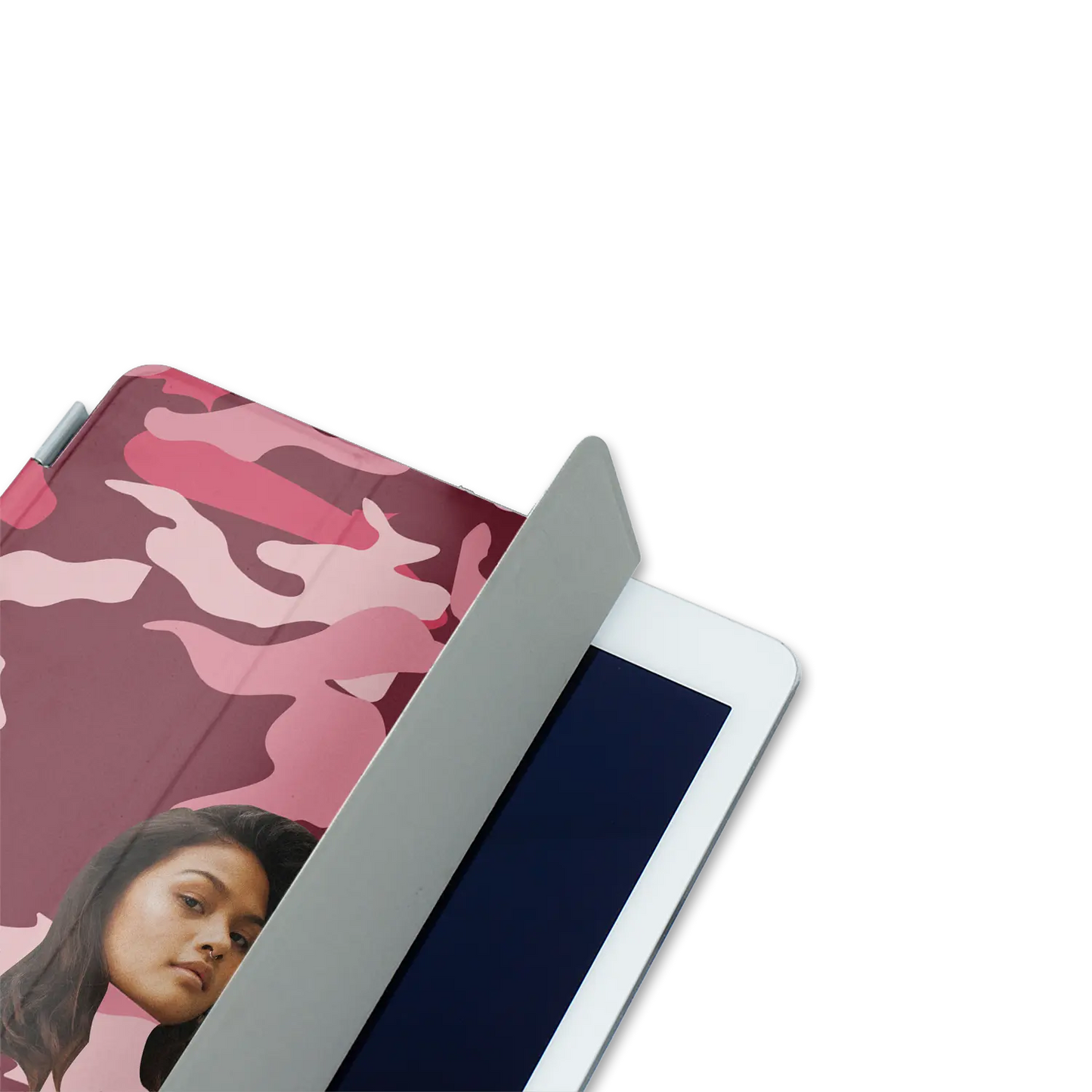 Let’s Face It - Camouflage - Custom iPad hoesje