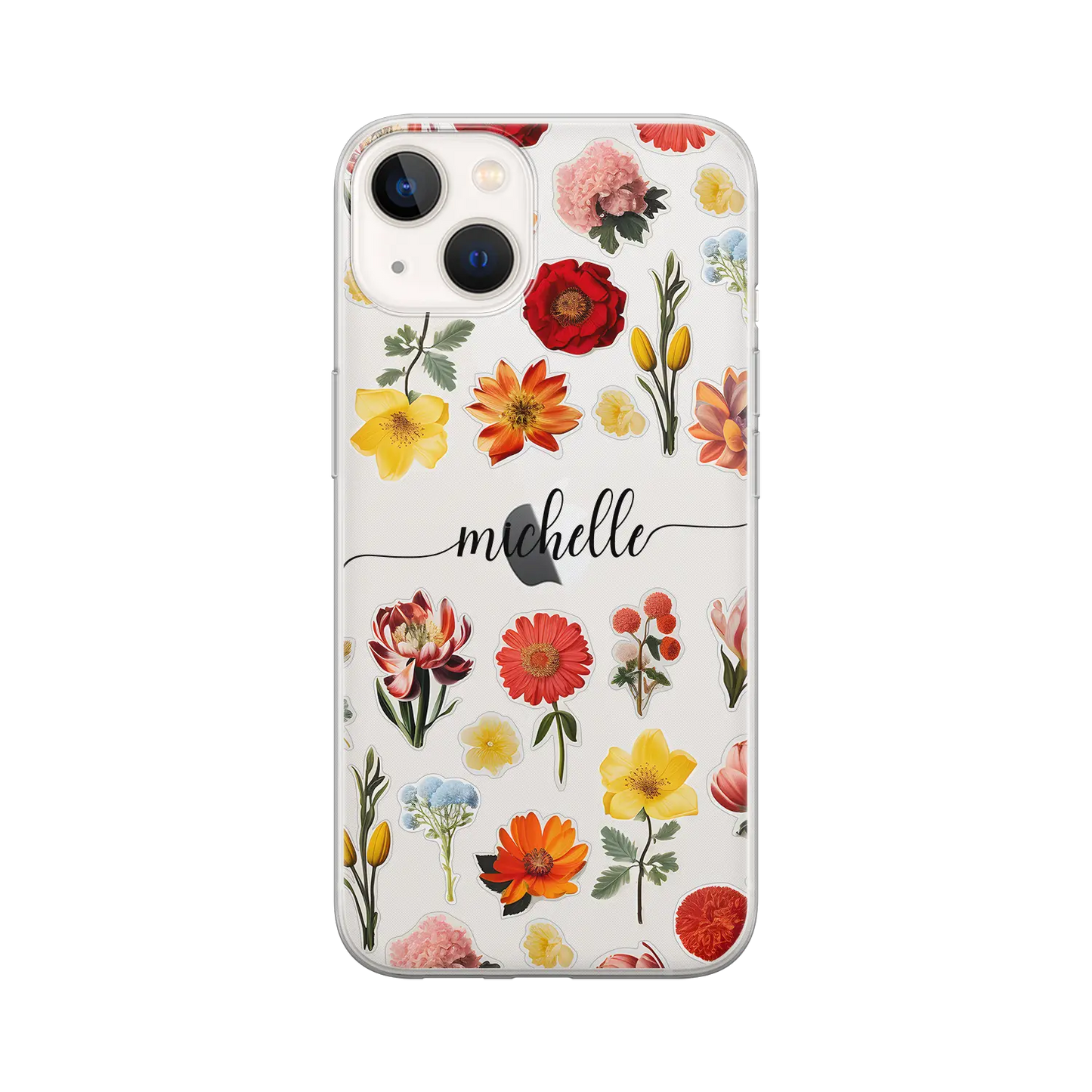 Bloemenstickers - iPhone hoesje maken