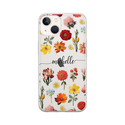 Bloemenstickers - iPhone hoesje maken