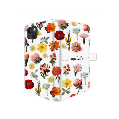 Bloemenstickers - iPhone hoesje maken