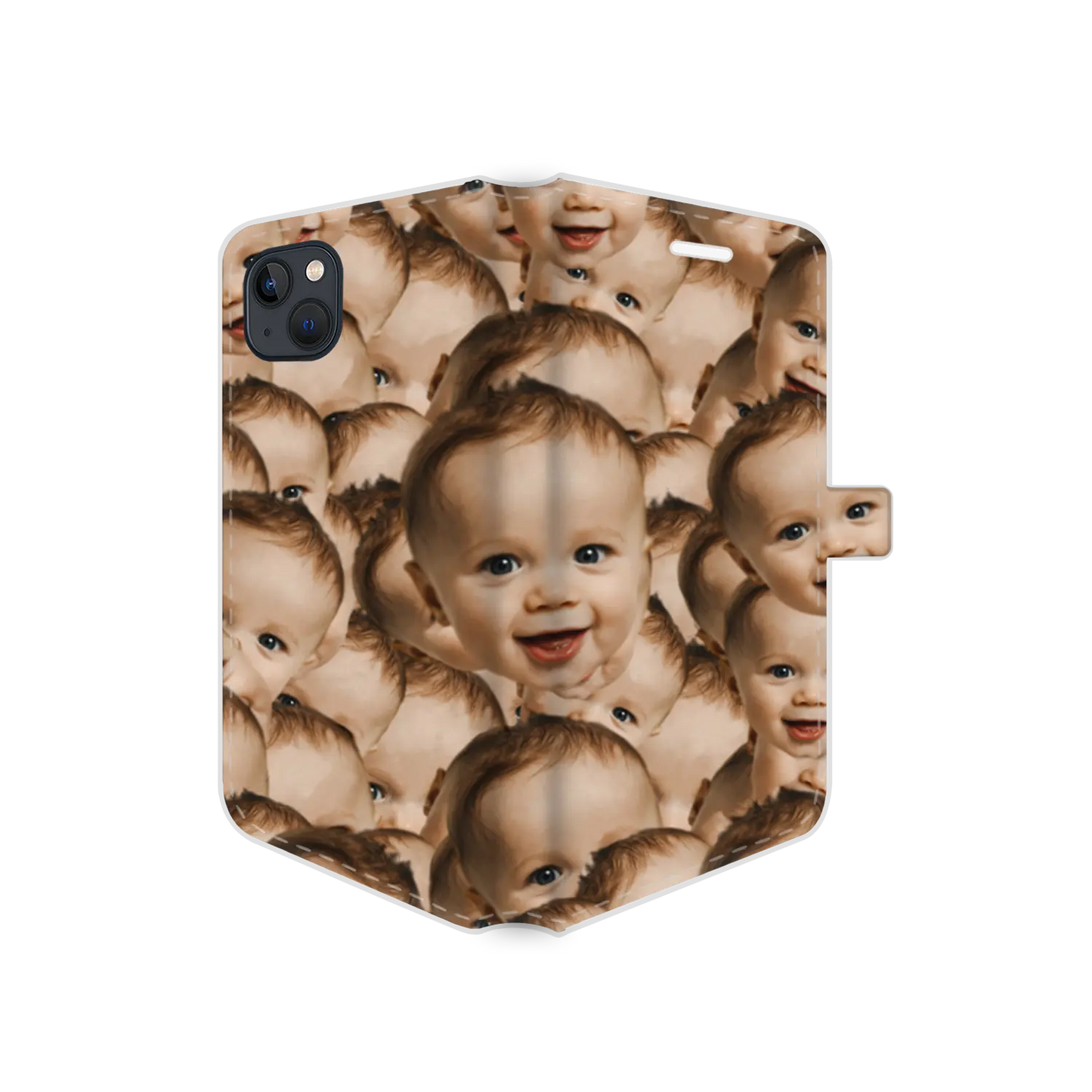 Overlapping Face - Custom iPhone hoesje