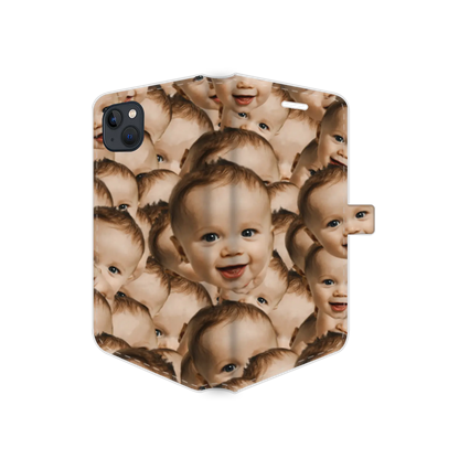 Overlapping Face - Custom iPhone hoesje