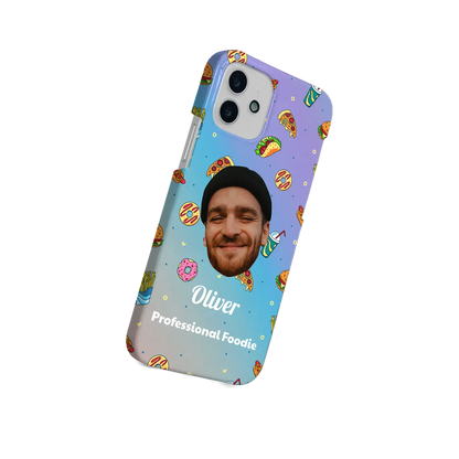Let’s Face It - Eten - Custom iPhone hoesje