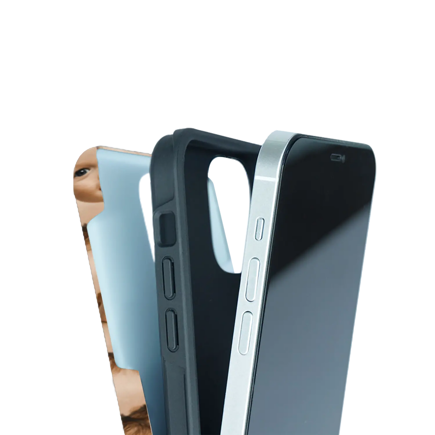 Overlapping Face - Custom iPhone hoesje