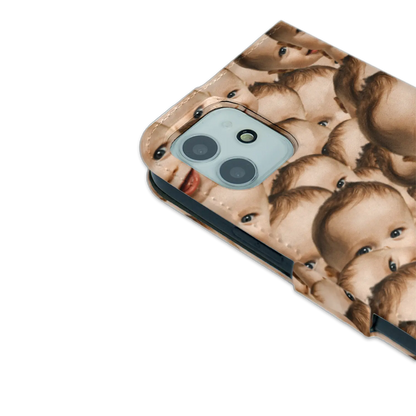 Overlapping Face - Custom iPhone hoesje