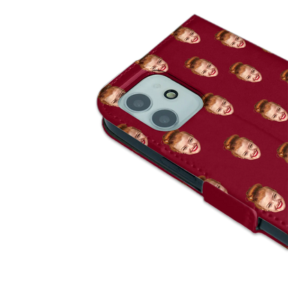 Face & Swirls - Custom iPhone hoesje