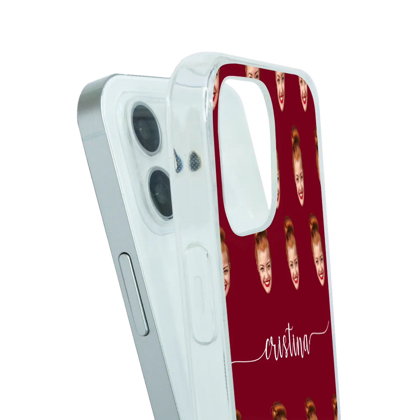Face & Swirls - spersonalizowane Etui na iPhone'a
