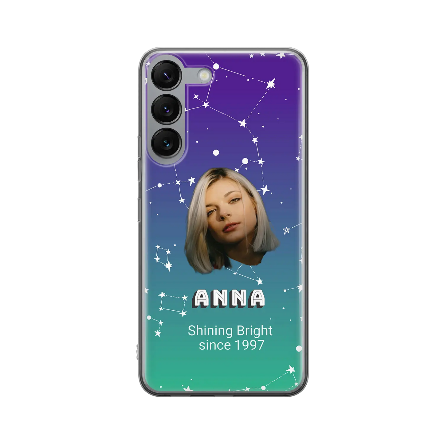 Let's Face It - Constellations - spersonalizowane Galaxy  S Case