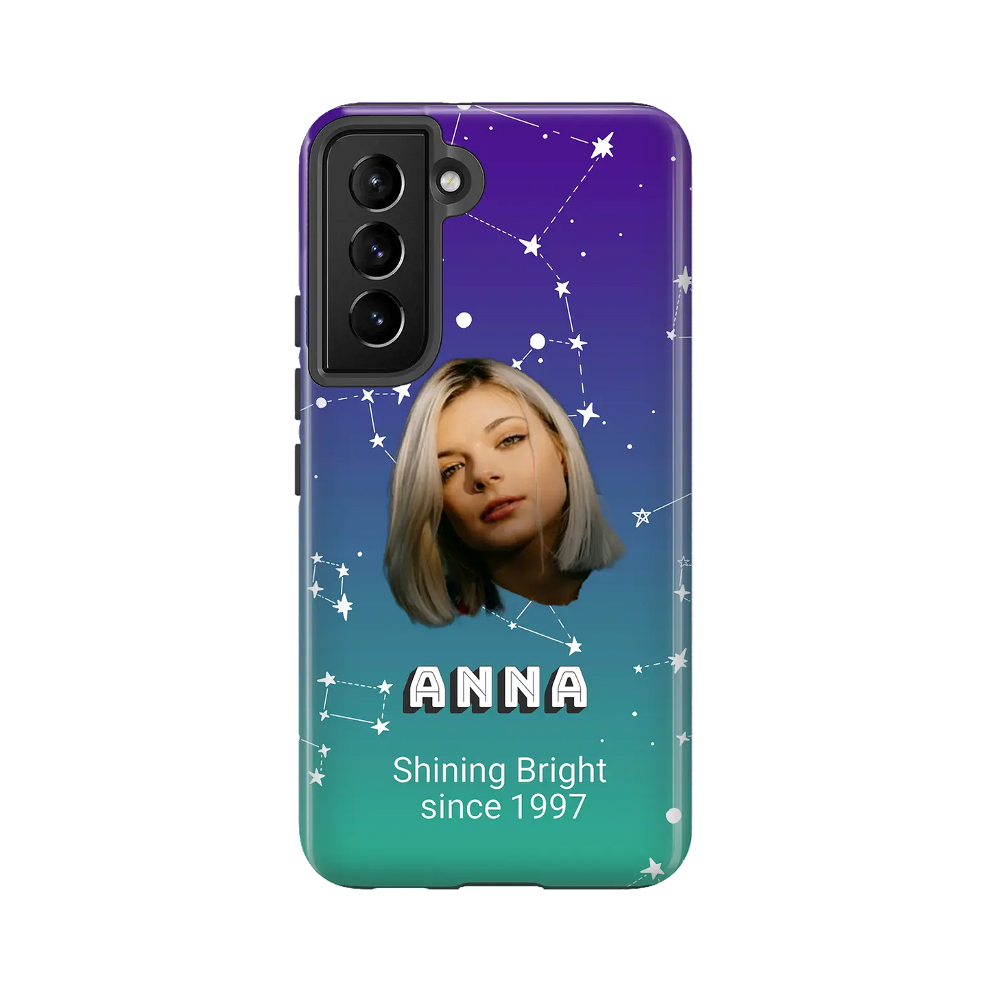 Let's Face It - Constellations - spersonalizowane Galaxy  S Case